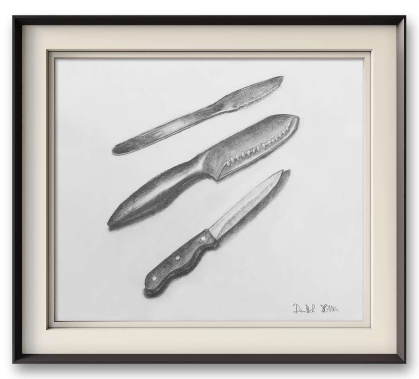 Dainel YANG, 13岁，线上素描课，课堂作品  Dainel YANG, 13ans, Cours En Ligne De Dessin, Oeuvre Réalisée Dans Le Cours 2.jpg