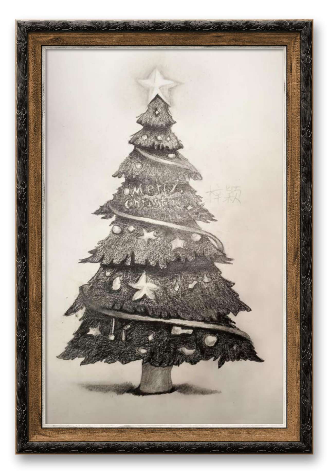 翁梓颖, 13岁, 线上素描课，课堂作品 Weng Ziying, 13ans, Cours En Ligne De Dessin, Oeuvre Réalisée Dans Le Cours.jpg