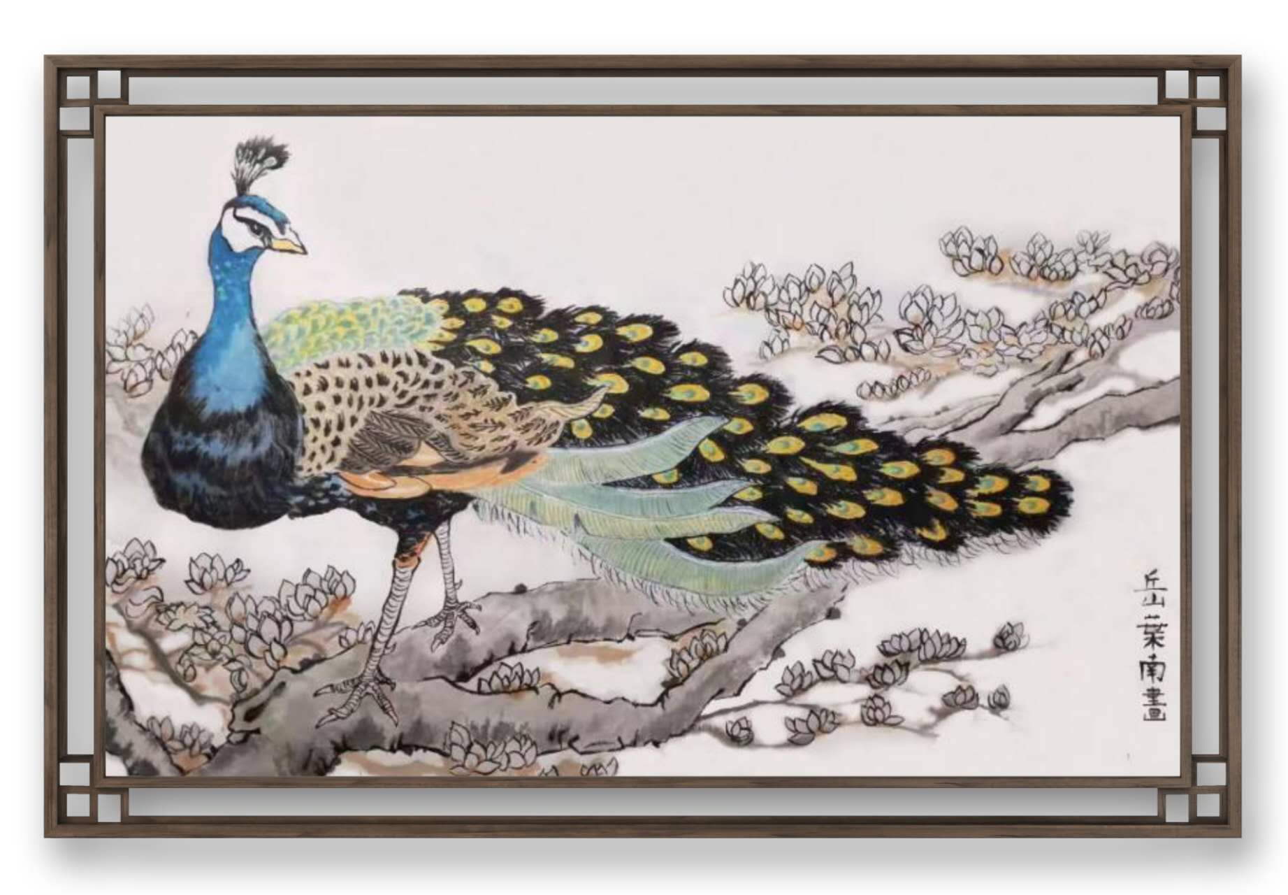 YUE Yenan, 15岁，线上国画课，课堂作品 YUE Yenan, 15ans, Cours En Ligne De Peinture Chinoise, Oeuvre Réalisée Dans Le Cours 1.jpg