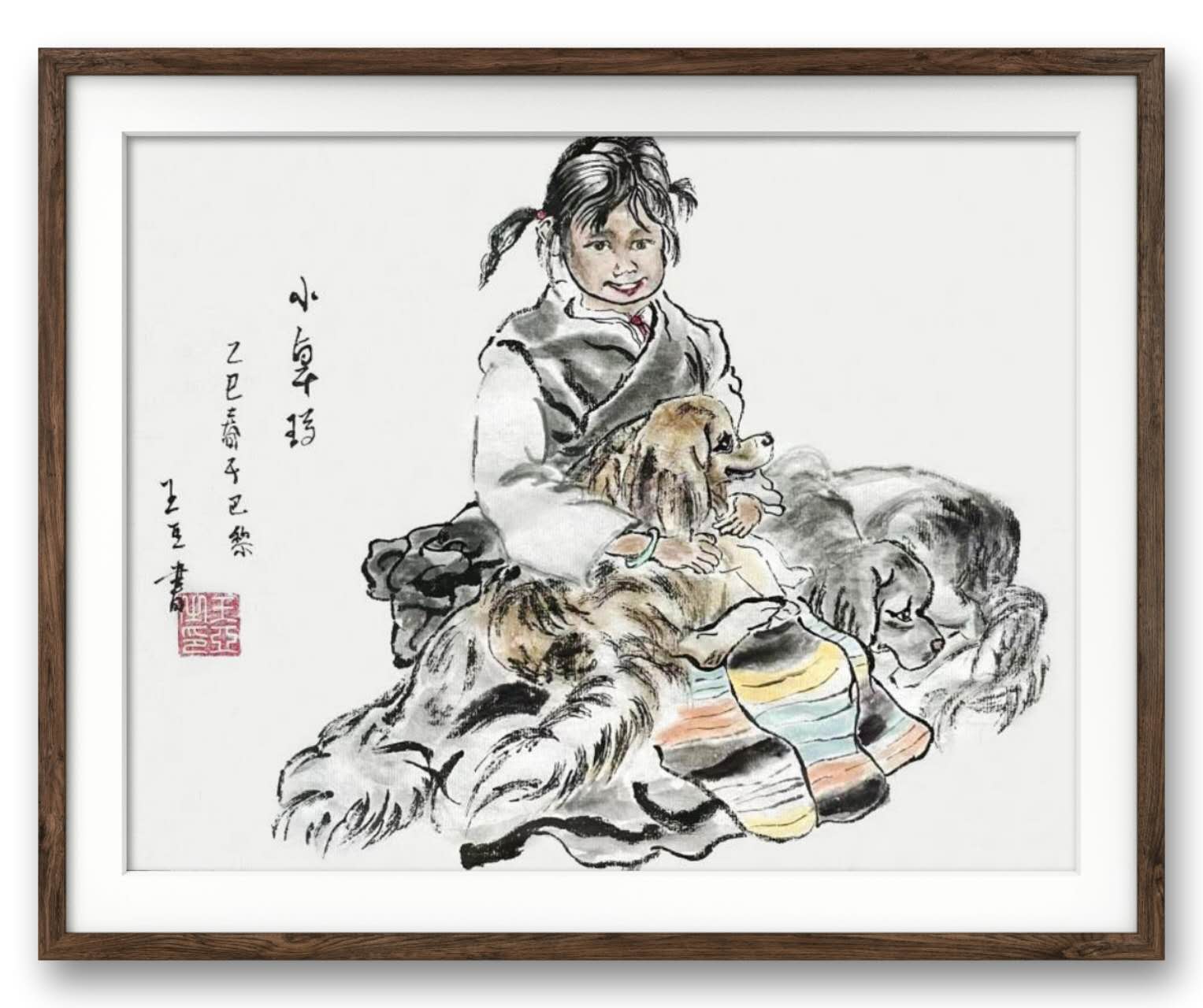 王亚, 成人，线上国画课，课堂作品 WANG Ya, Adulte, Cours En Ligne De Peinture Chinoise, Oeuvre Réalisée Dans Le Cours 2.jpg