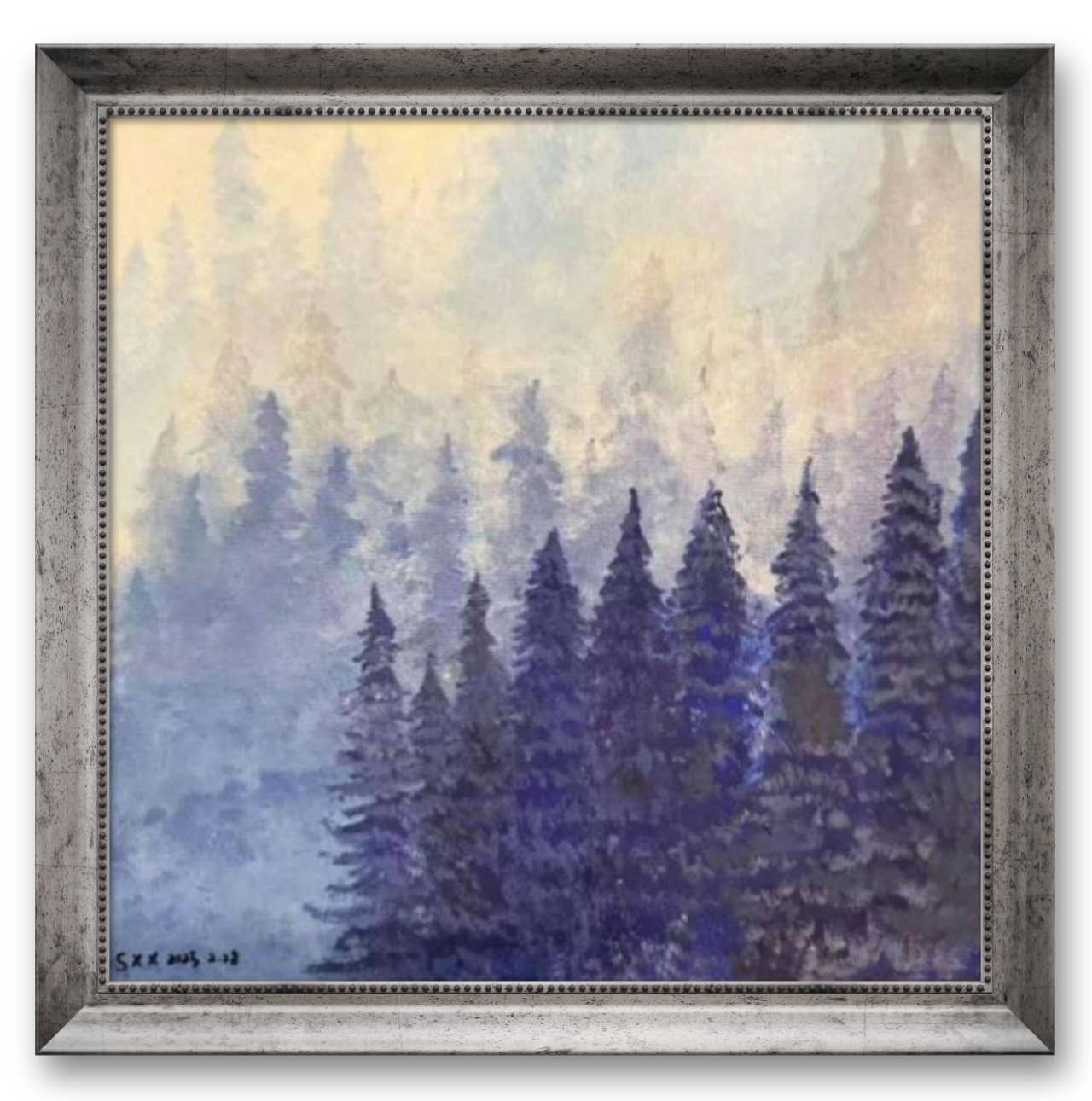 孙熙熙，10岁, 线上丙烯课，课堂作品  Sun Xixi, 10 Ans, Cours En Ligne De Peinture, Oeuvre Réalisée Dans Le Cours 1.jpg